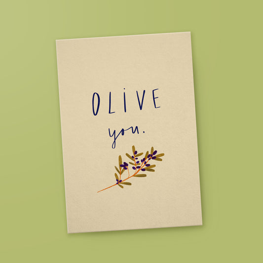 Postkarte »Olive«