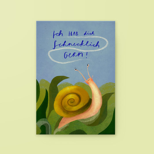 Postkarte »Schnecklich«