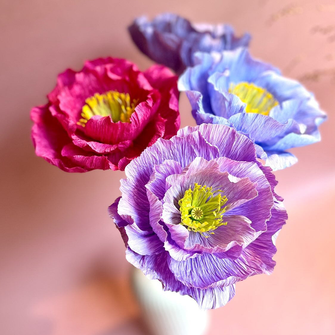 Papierblumen gestalten WORKSHOP