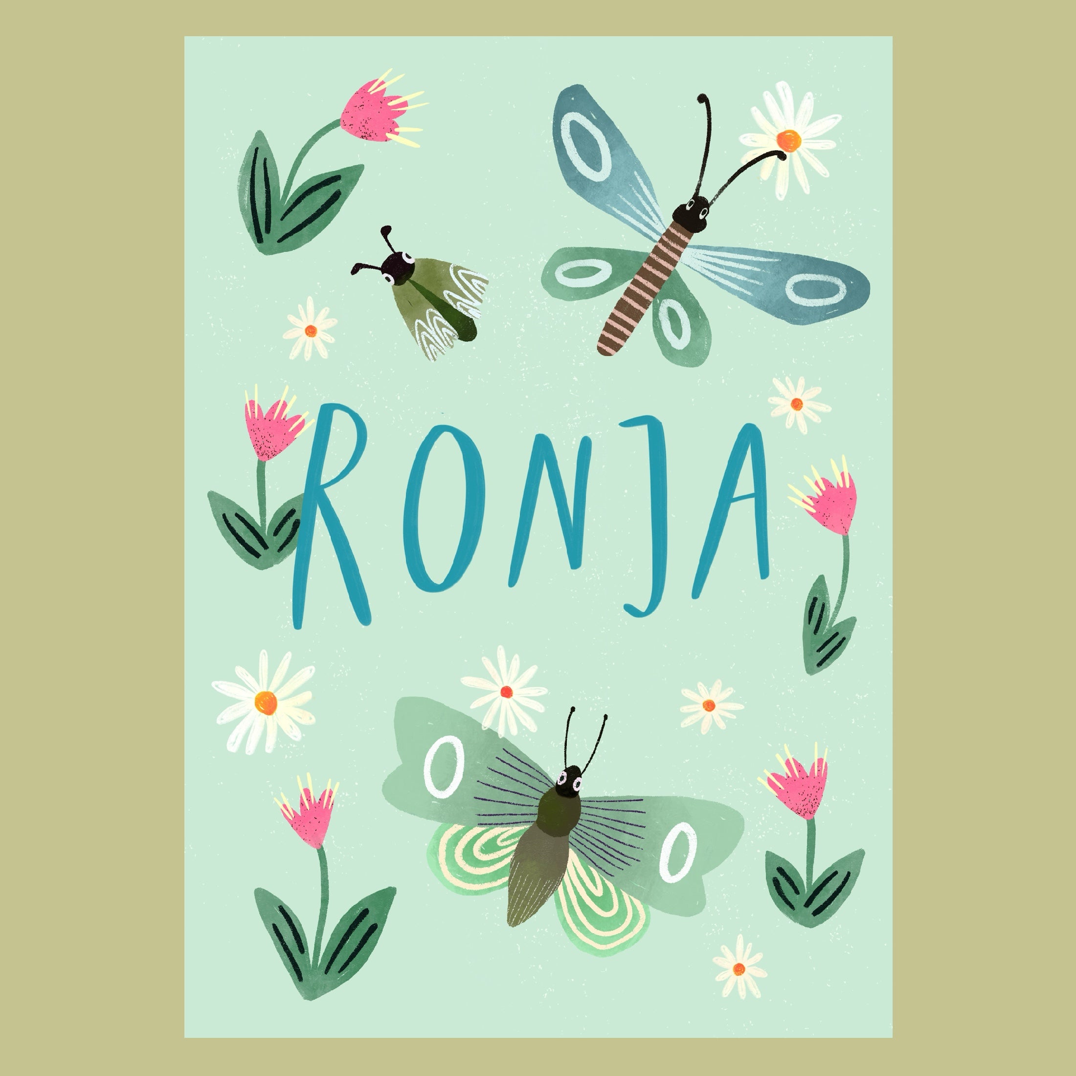 Custom Print A4 "Birth Name"