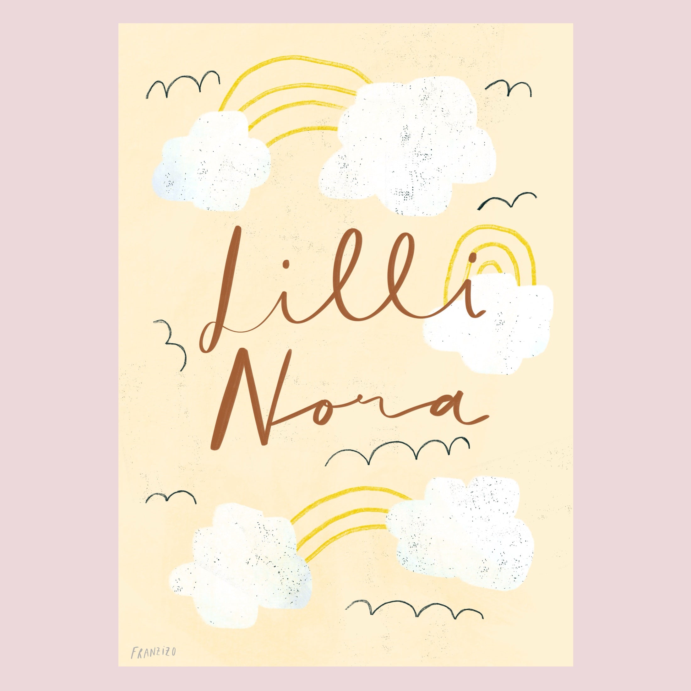 Individuelles Print A4 »Geburtsname«