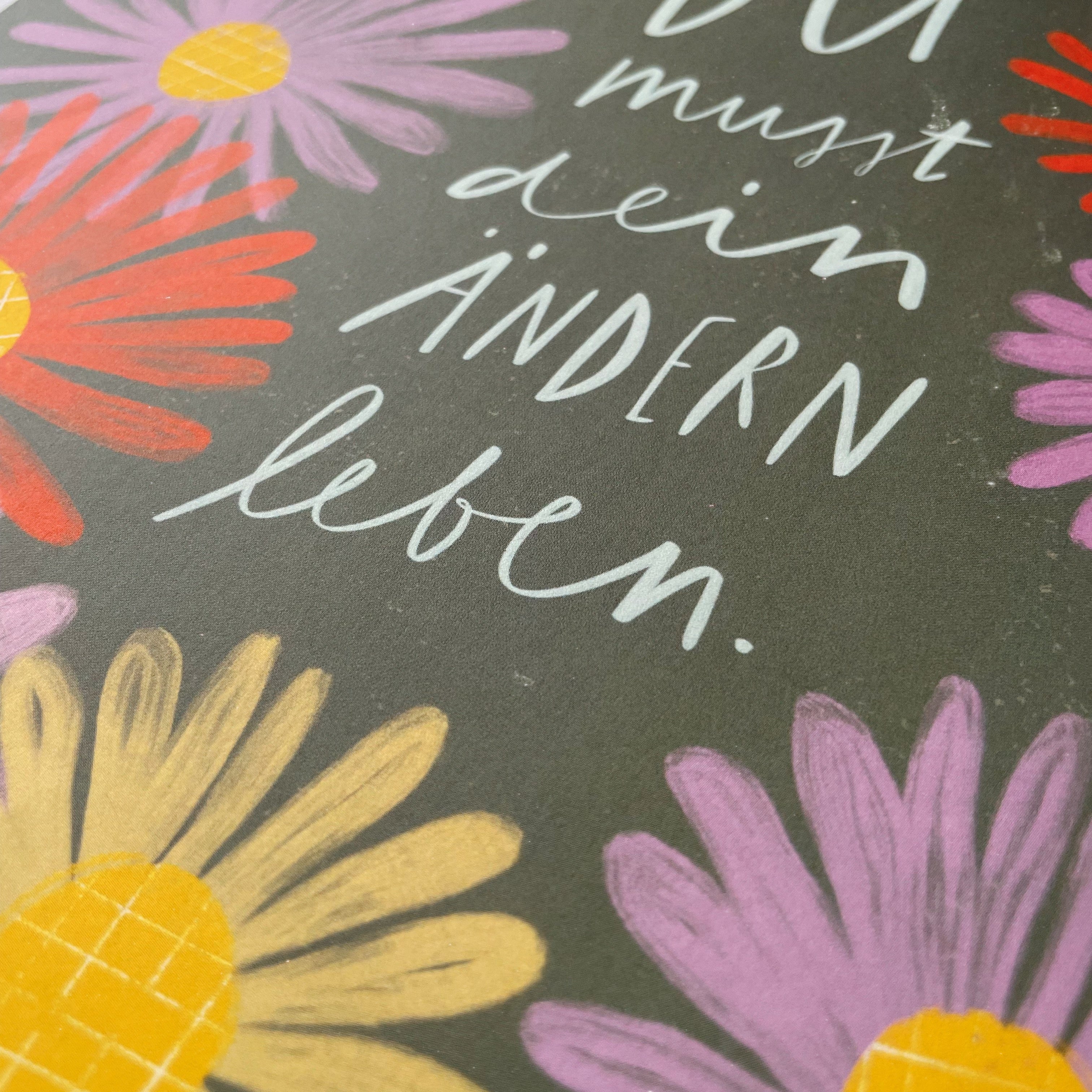 Print A4 »Ändern leben«