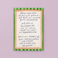 Postkarte »Ein Leben«