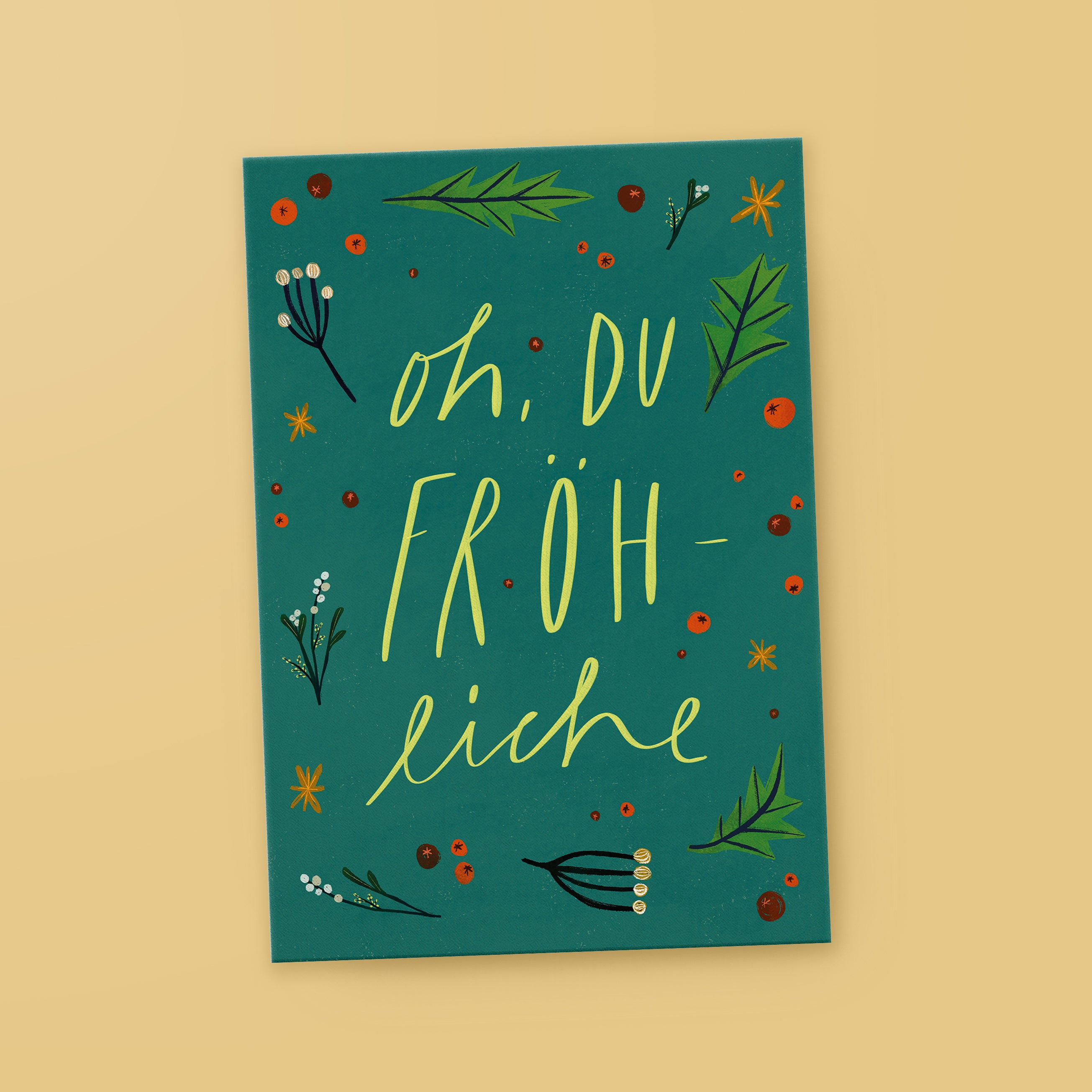 Postkarte »Fröhliche«
