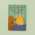 Postcard »Baked Goods«