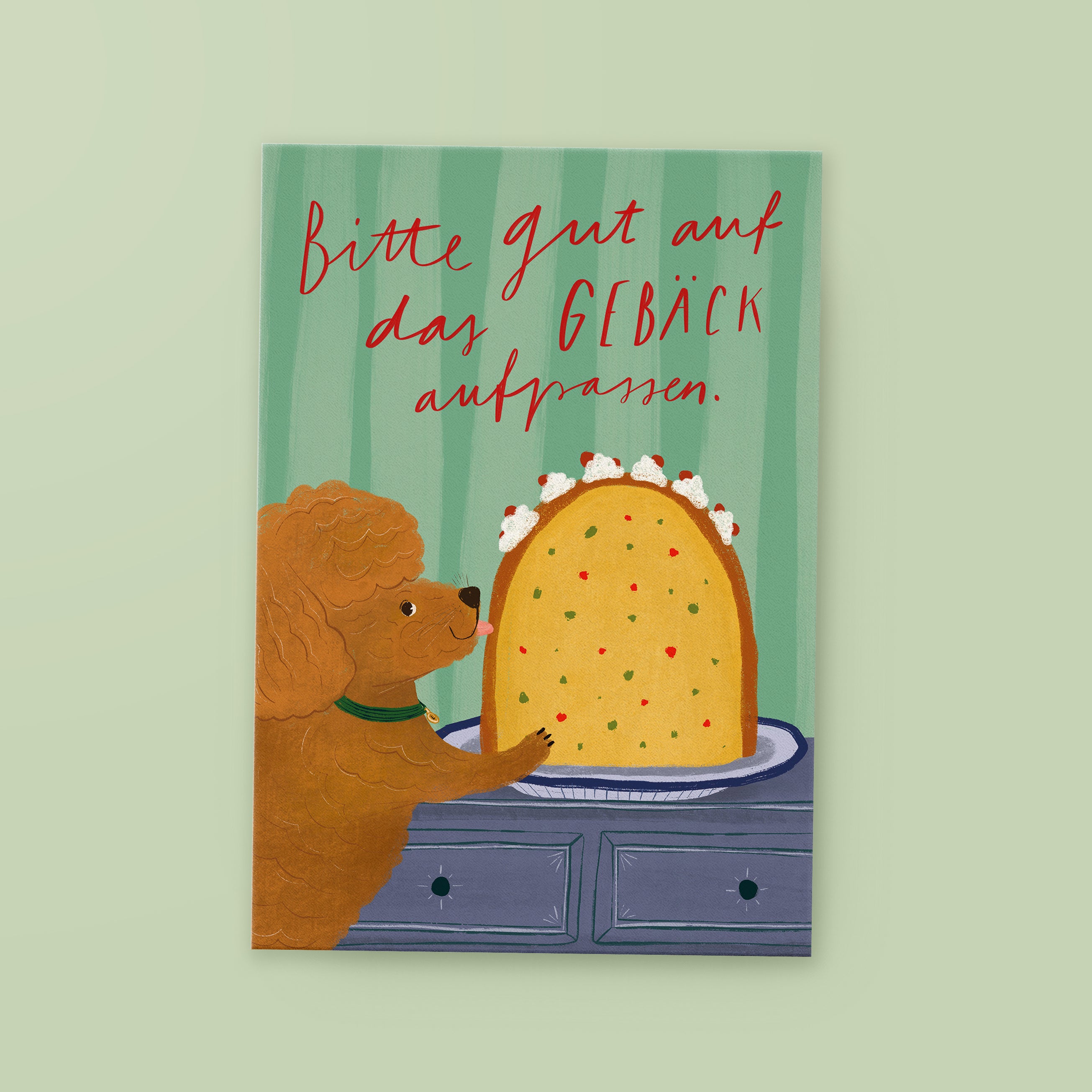 Postcard »Baked Goods«