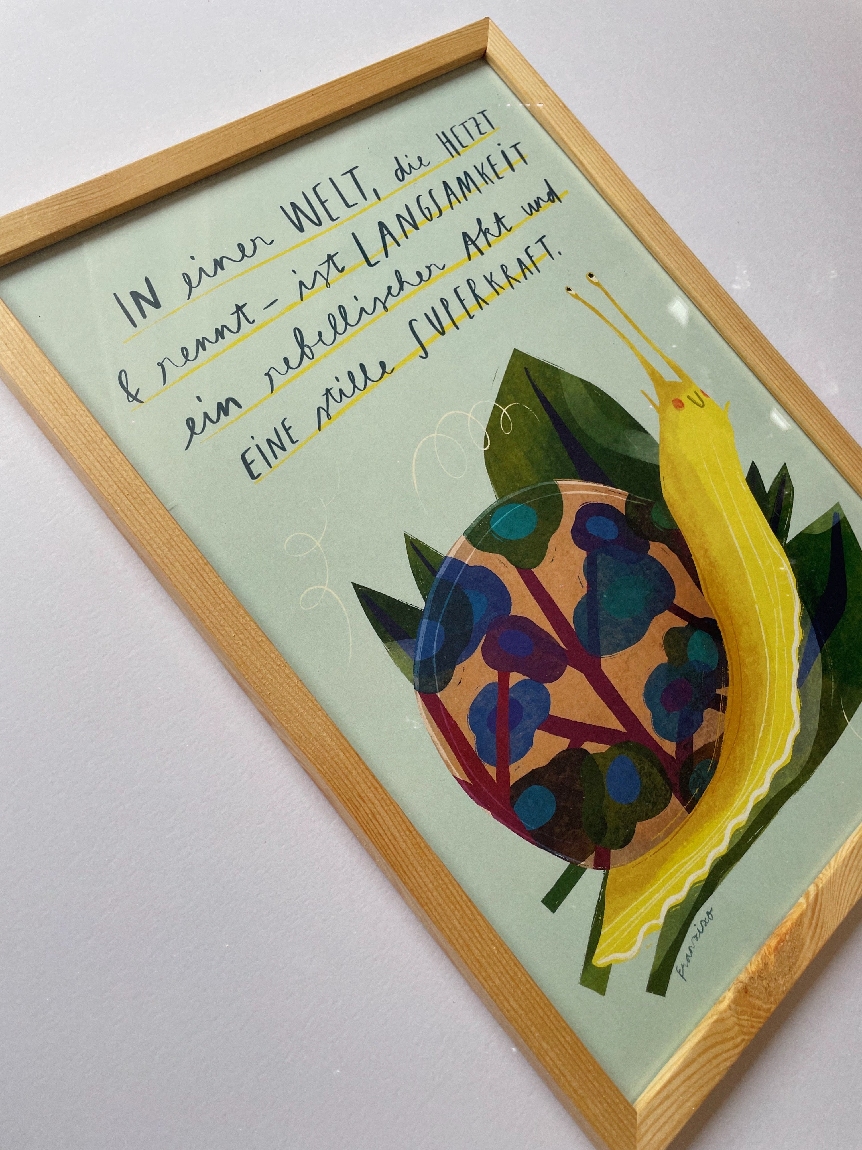 Print A4 »Langsamkeit«