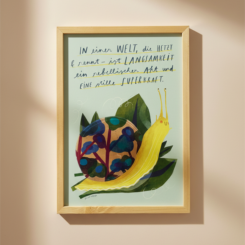 Print A4 »Langsamkeit«