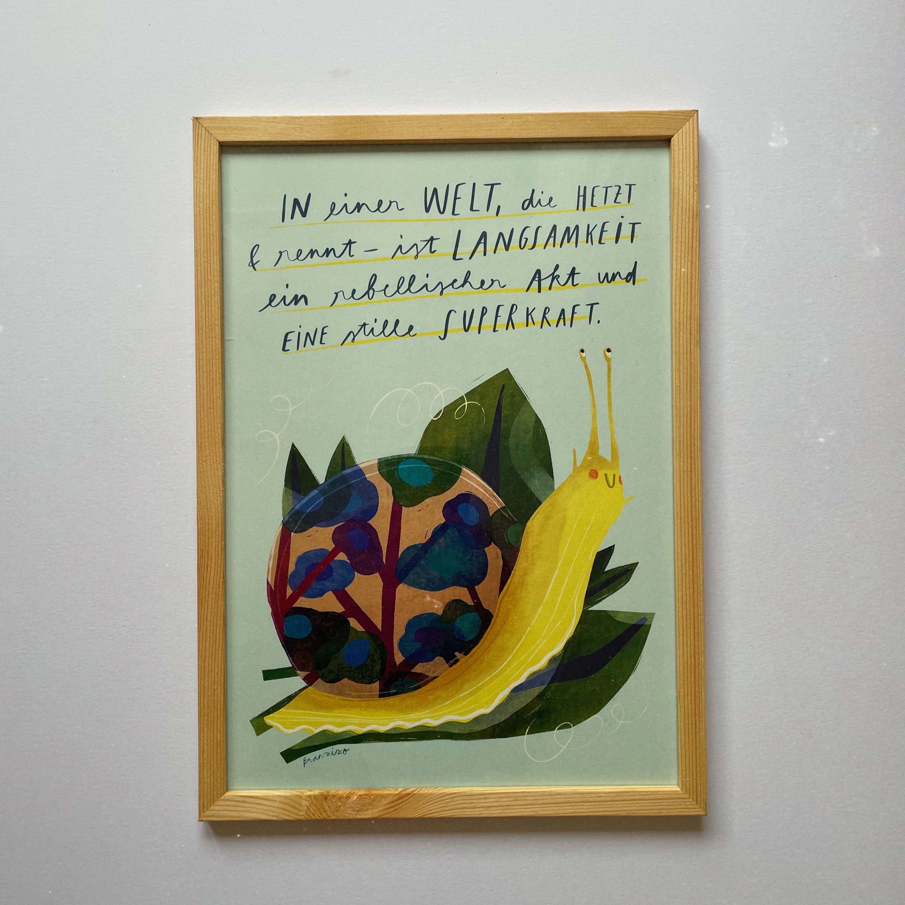 Print A4 »Langsamkeit«