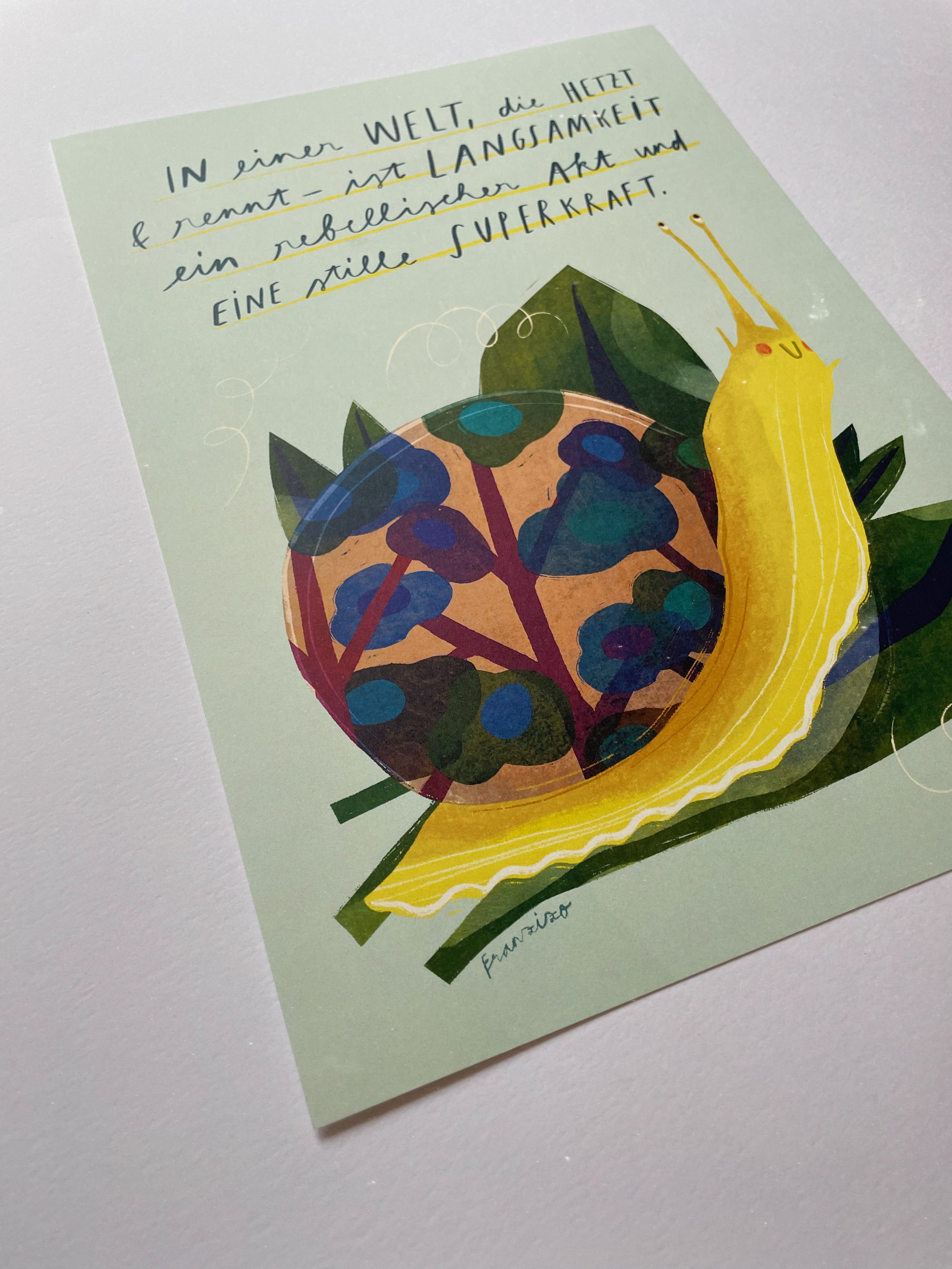 Print A4 »Langsamkeit«