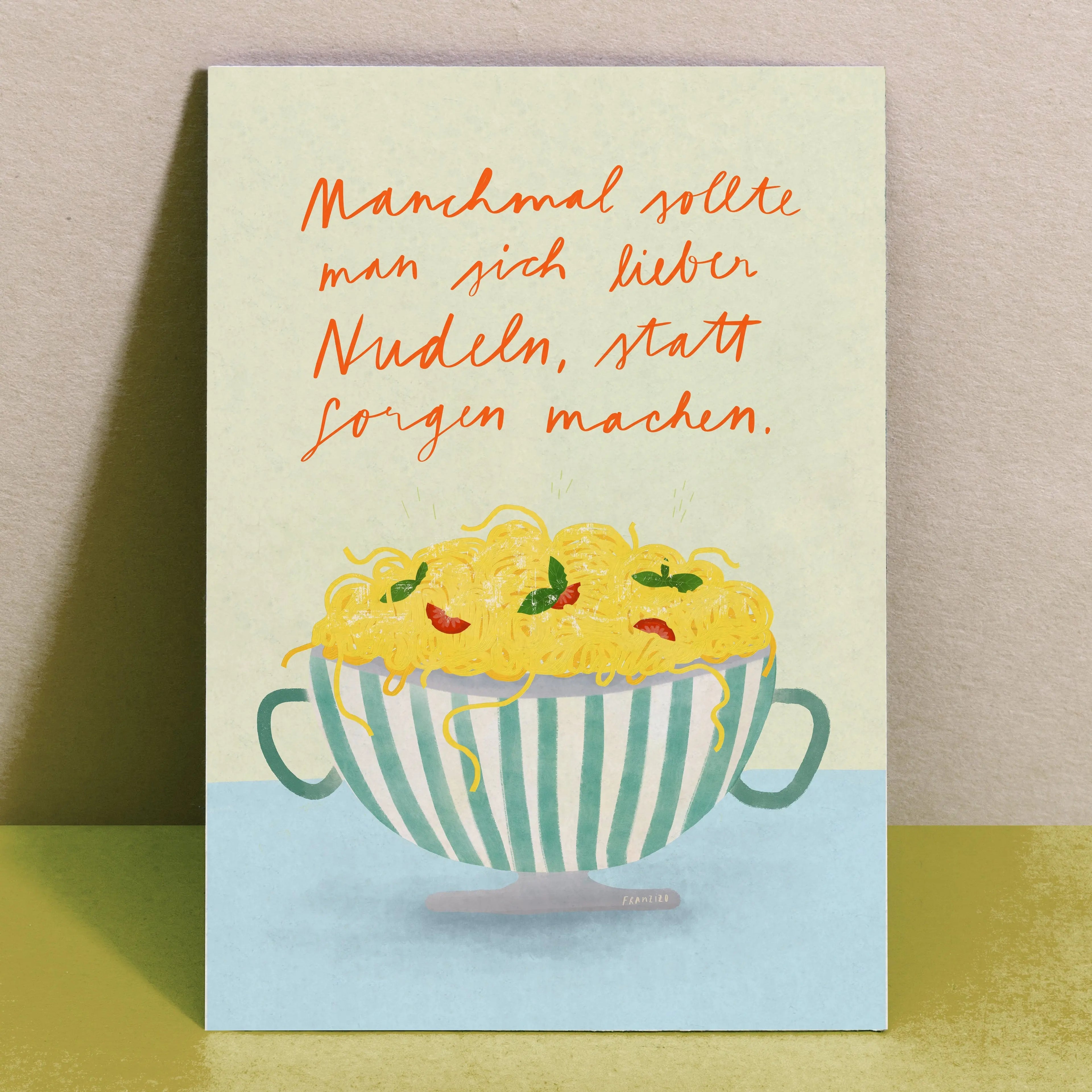Print A4 »Nudeln«