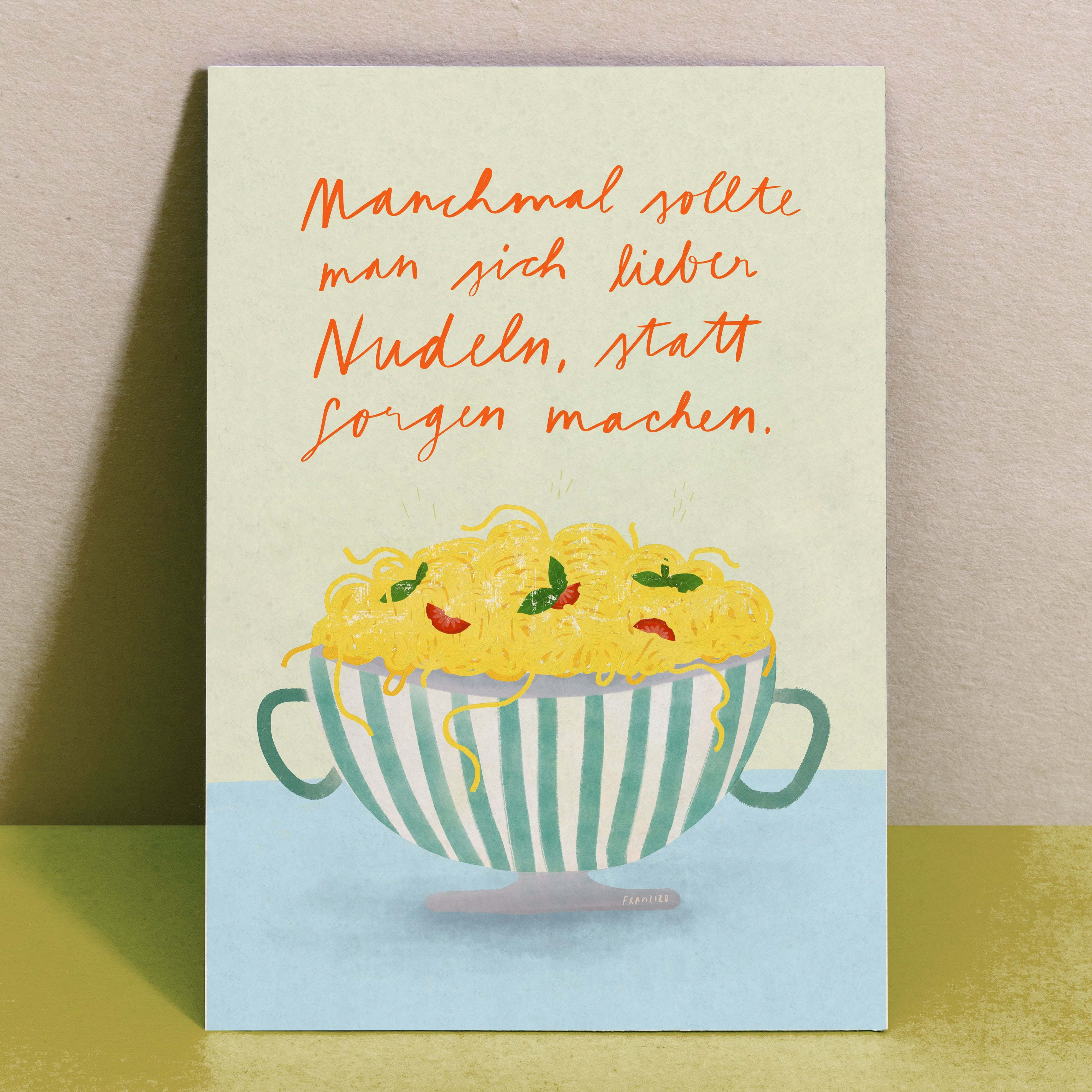 Print A4 »Nudeln«