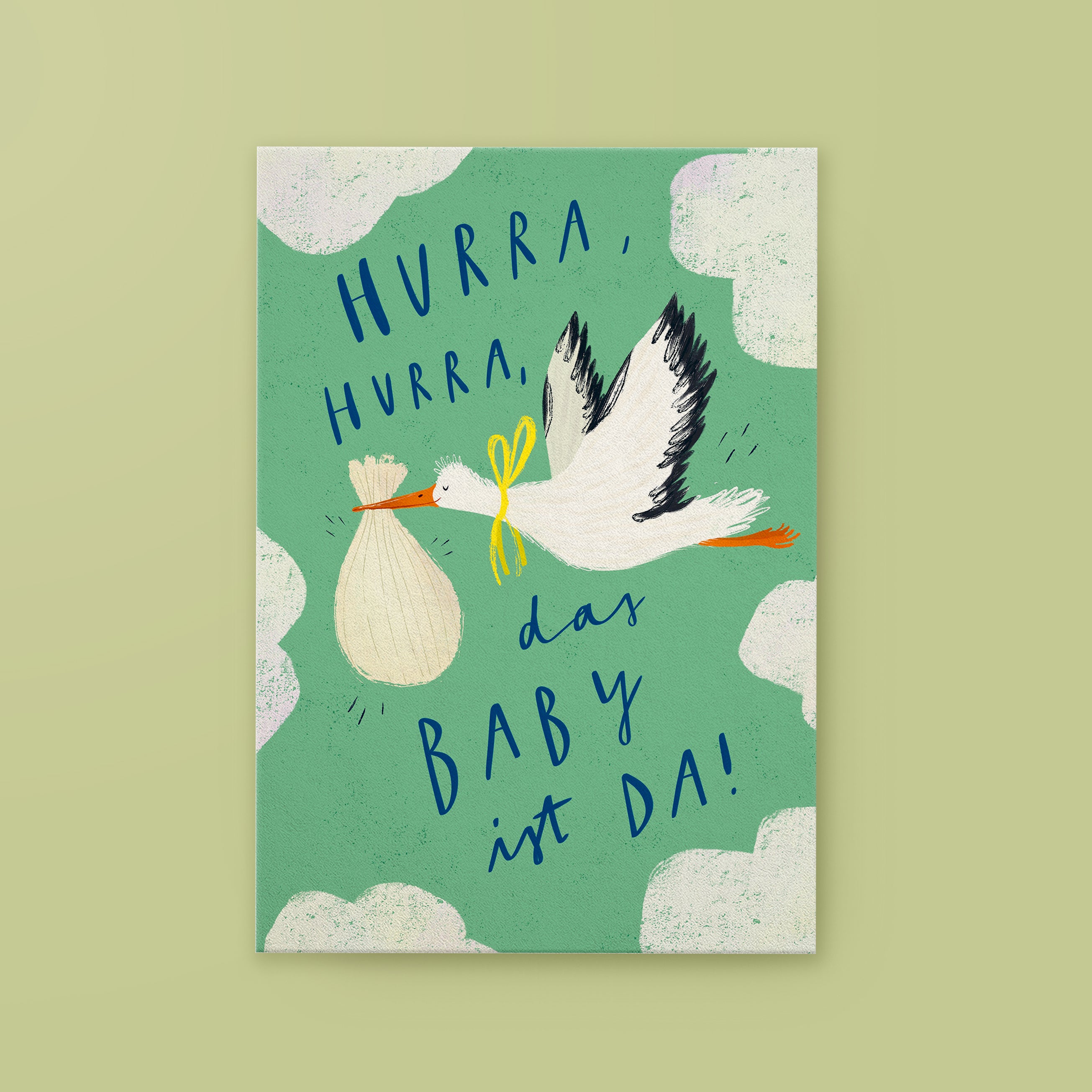 Postcard »Baby Hurray«