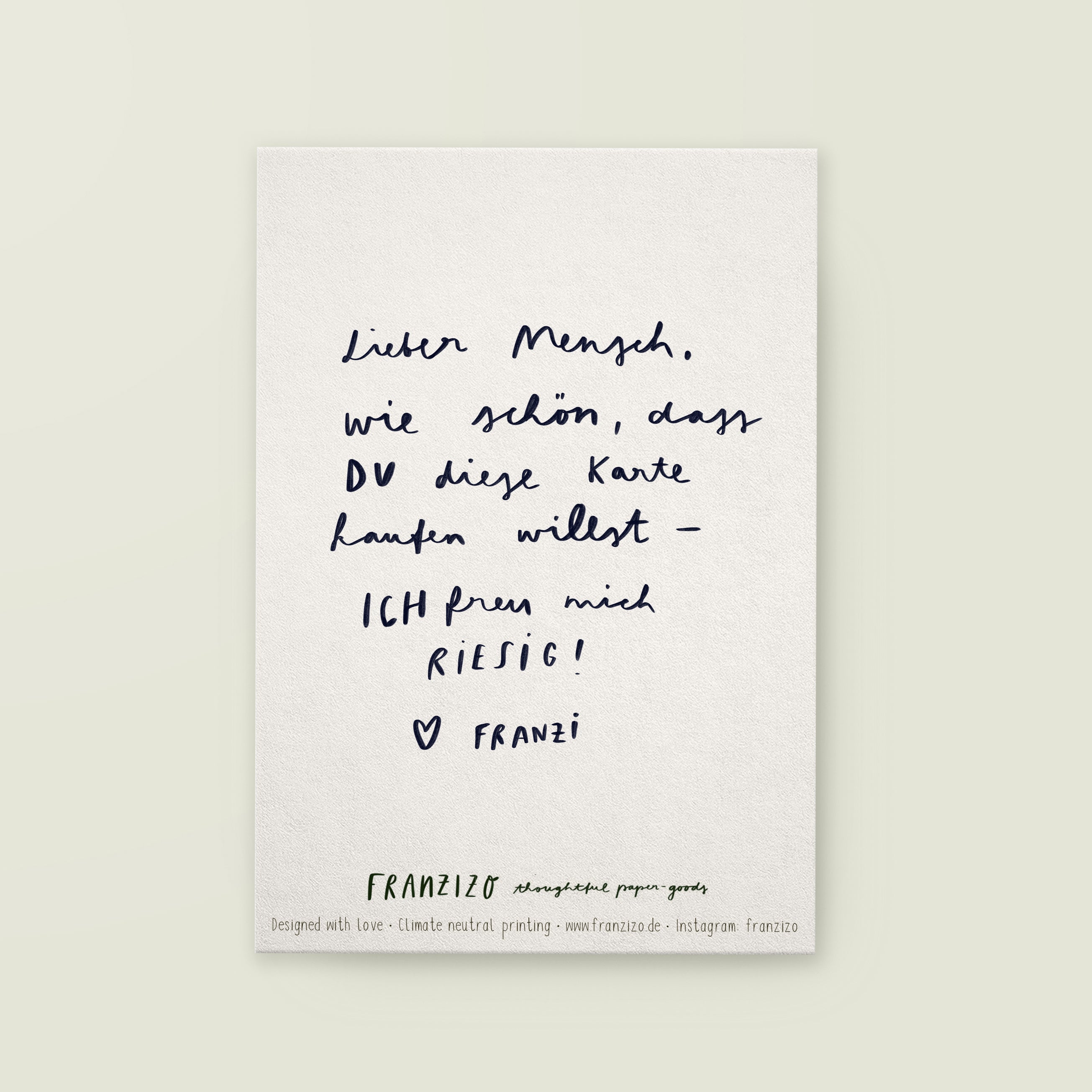 Postcard »Change«