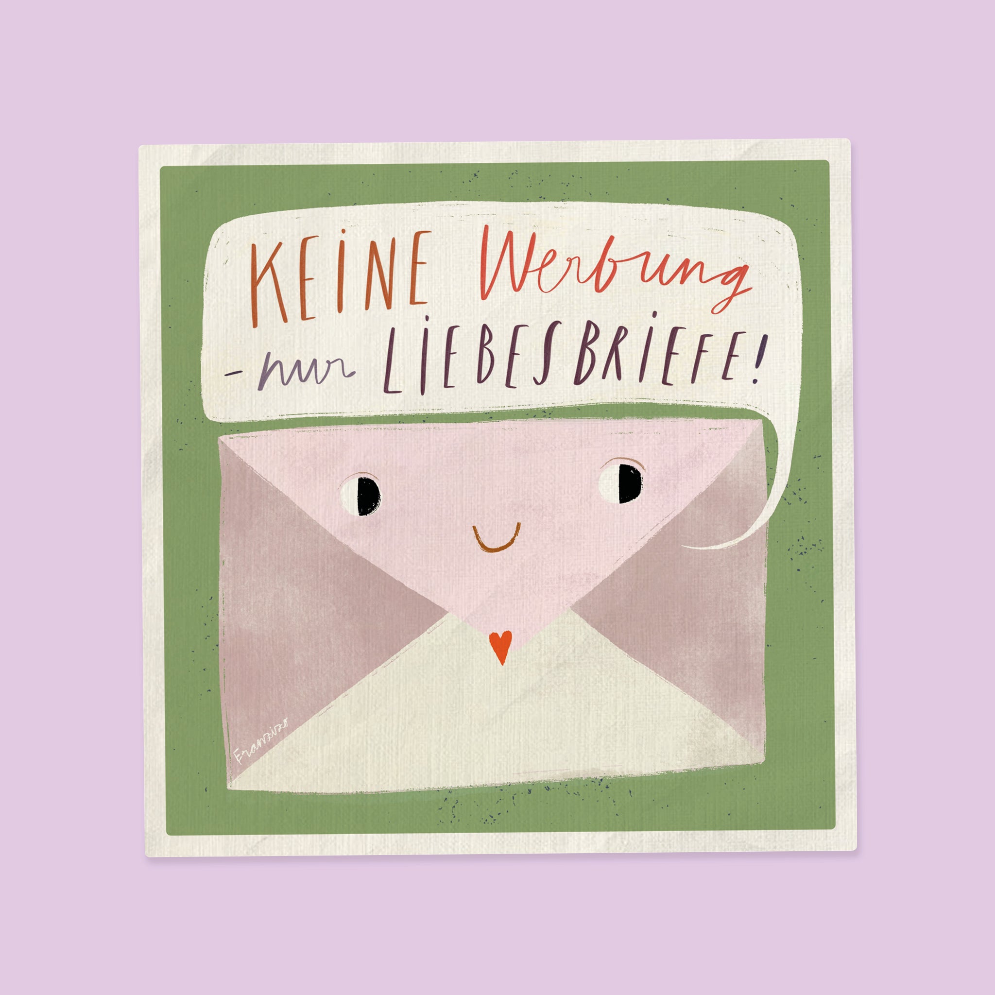 Aufkleber »Keine Werbung«