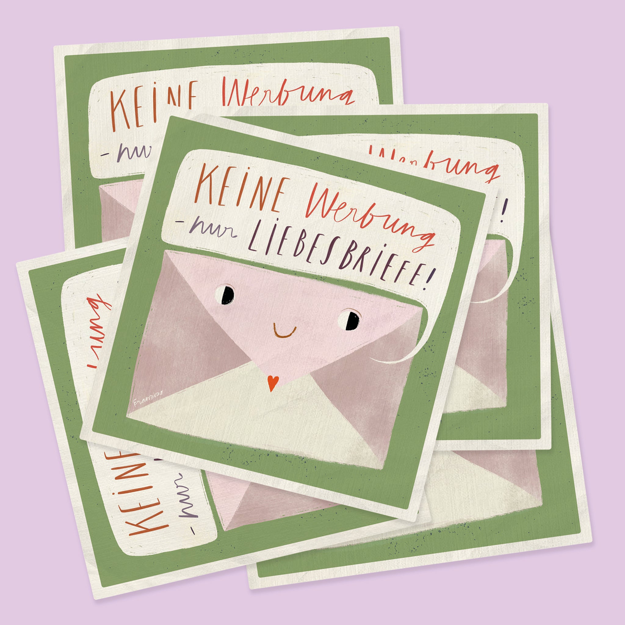 Aufkleber »Keine Werbung«