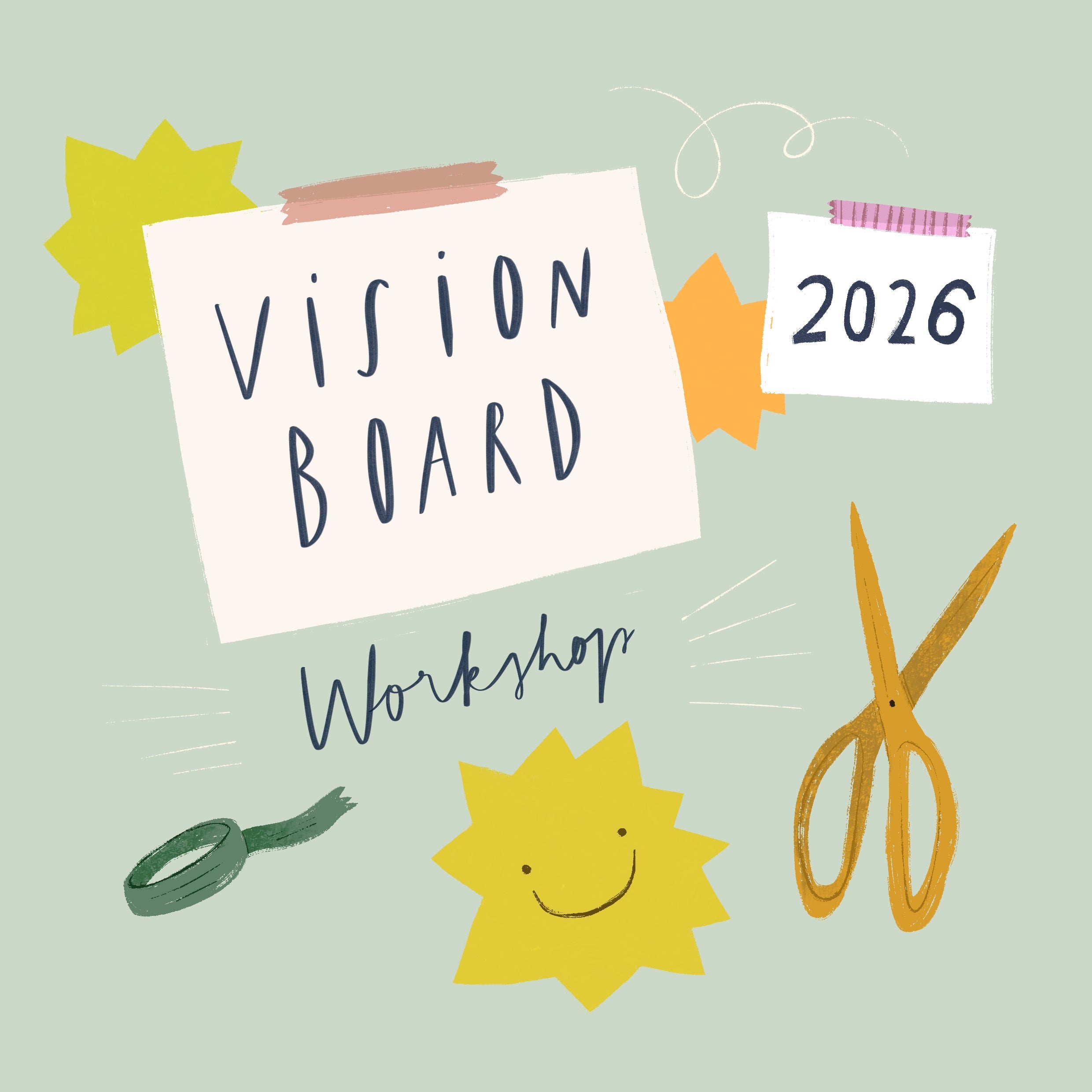 Gestalte dein Visionboard 2026 WORKSHOP