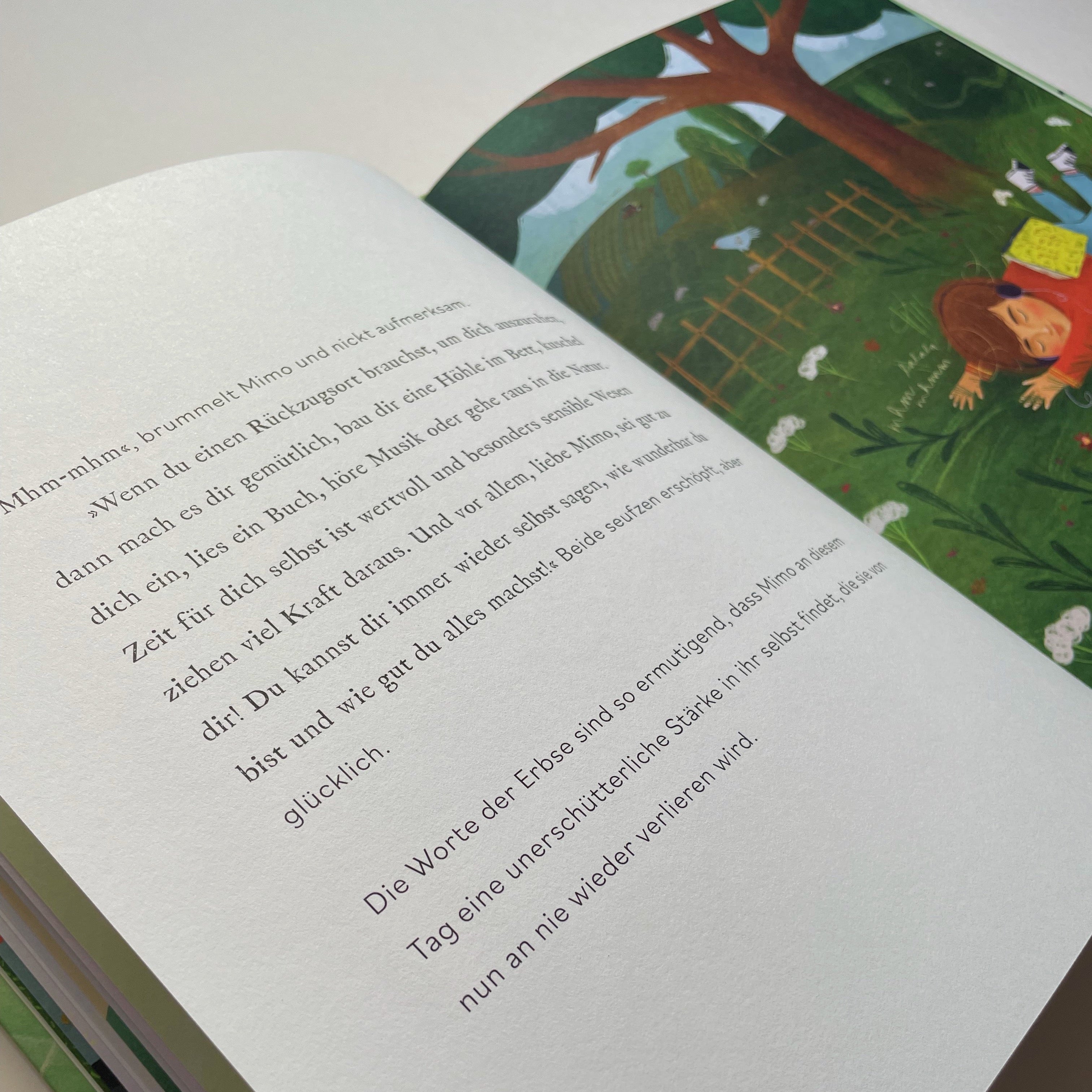 Book "Mimo and the Little Pea"