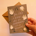 Folding card "Infinity" with envelope
