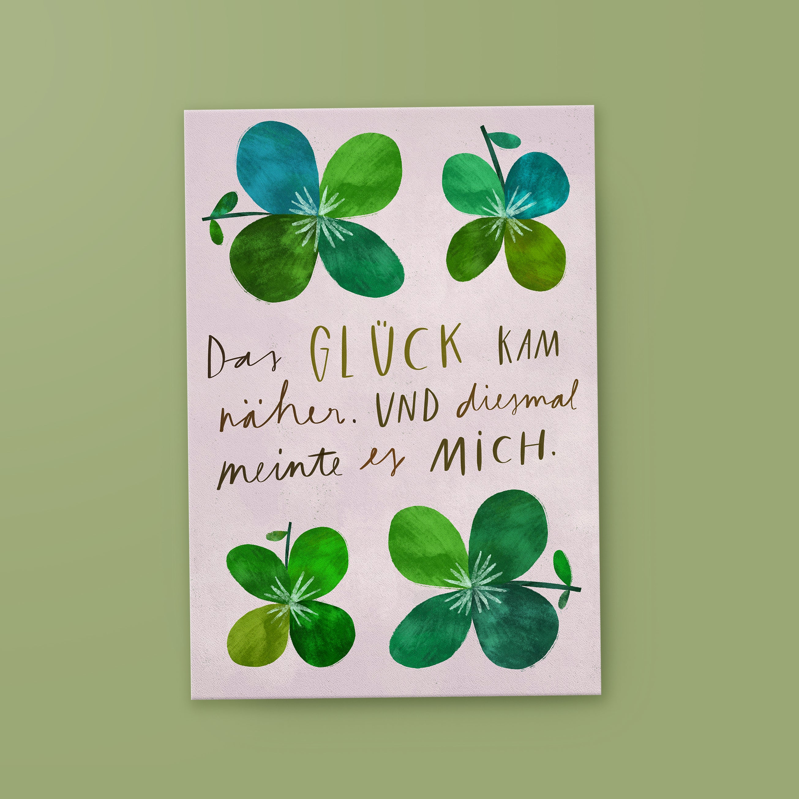 Postcard »Good Luck«