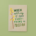 Postcard »Everything is possible«