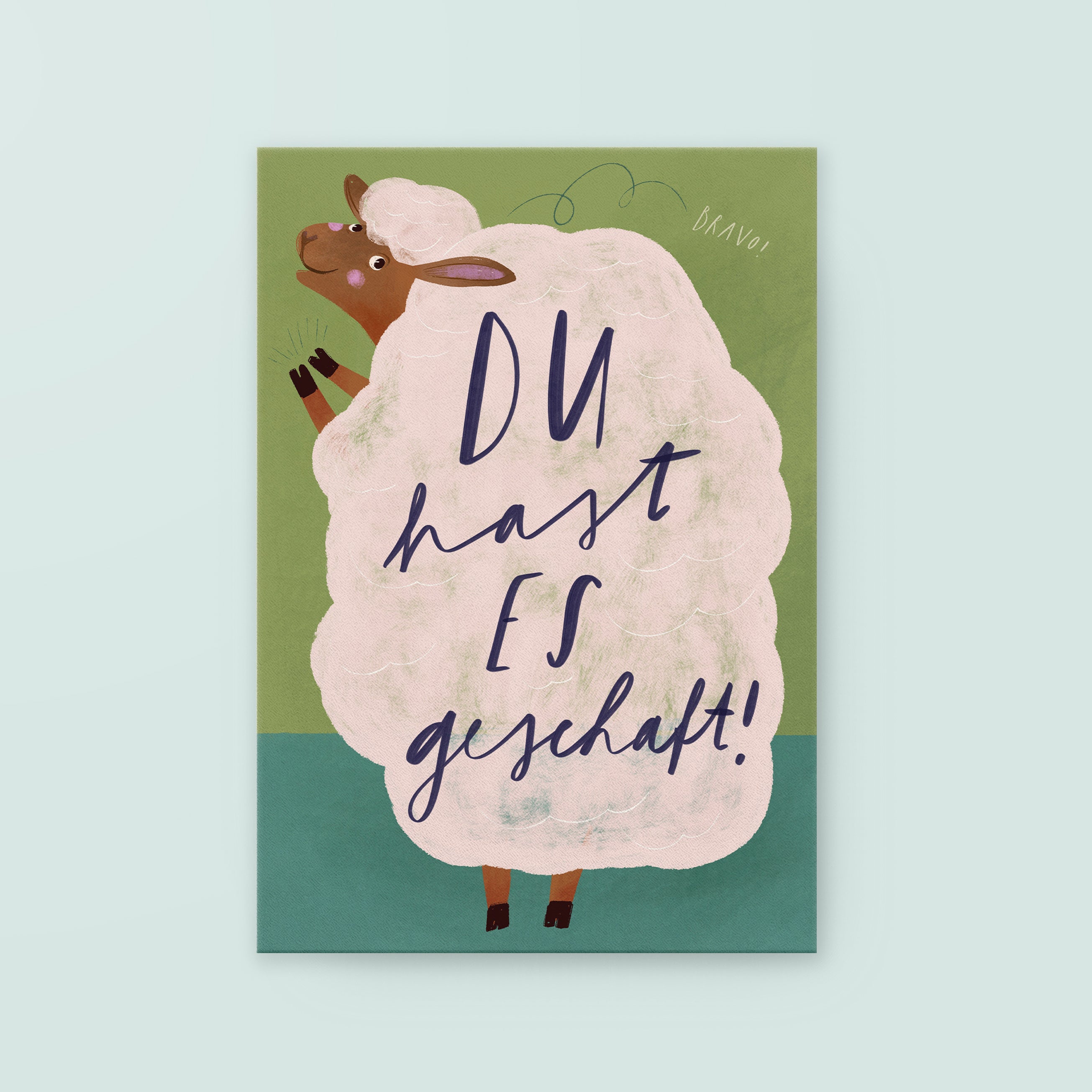 Postcard »Ewe Did It«