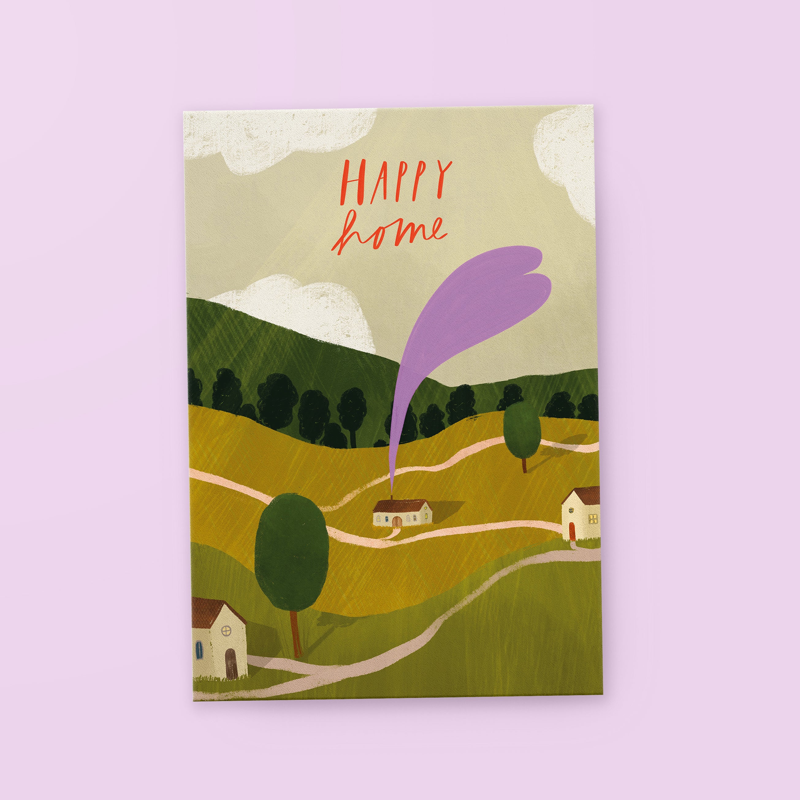 Postkarte »Happy Home«