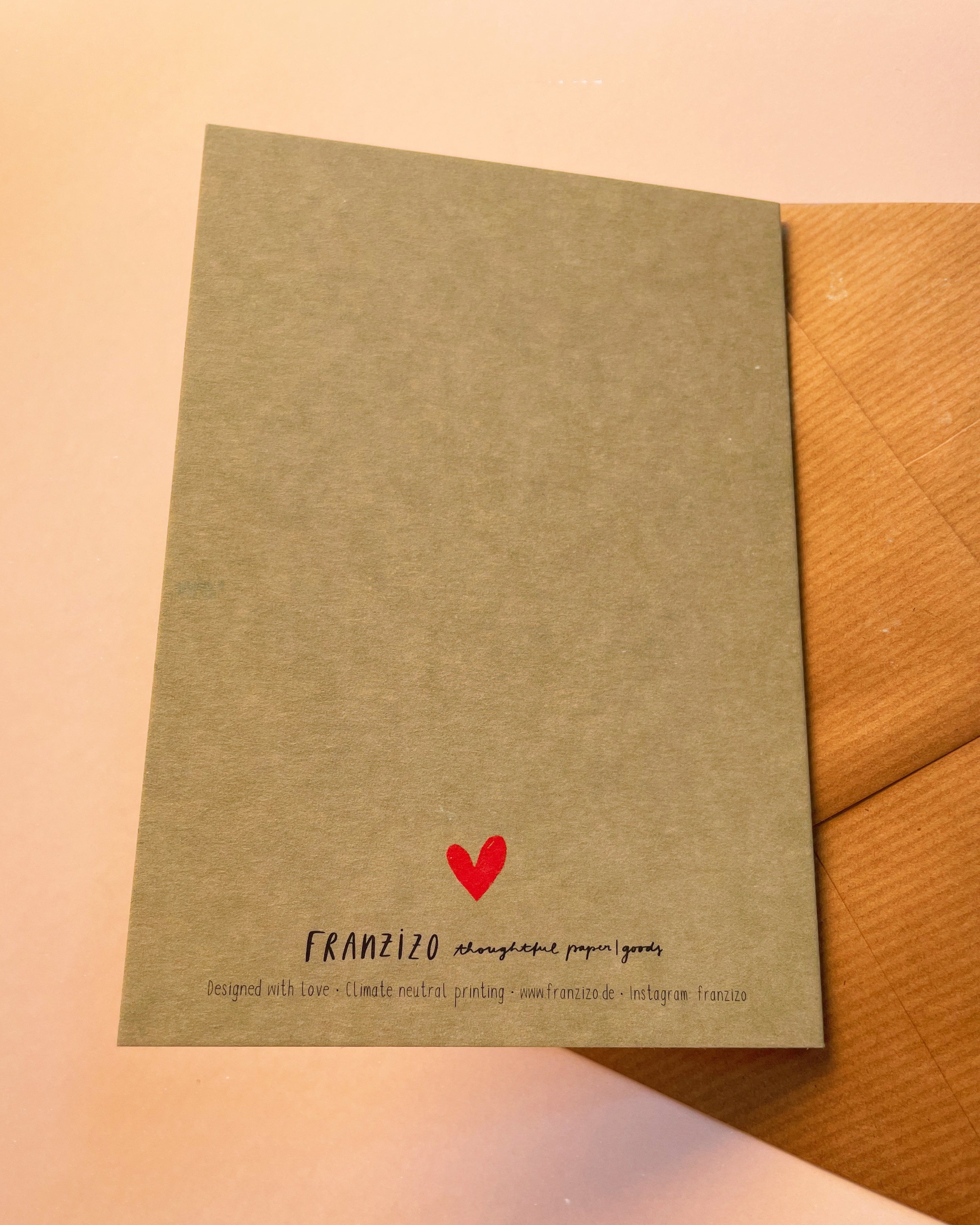 Folding card »Wedding« with envelope