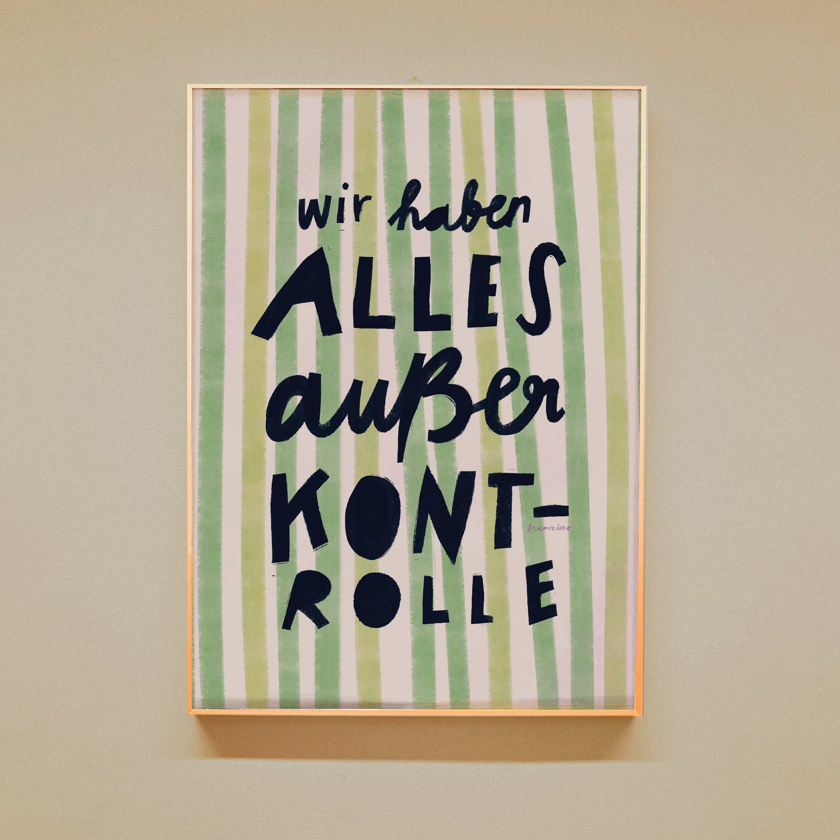 A4 Print "Out of Control"