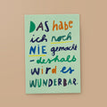 Postcard »Never Done Before«