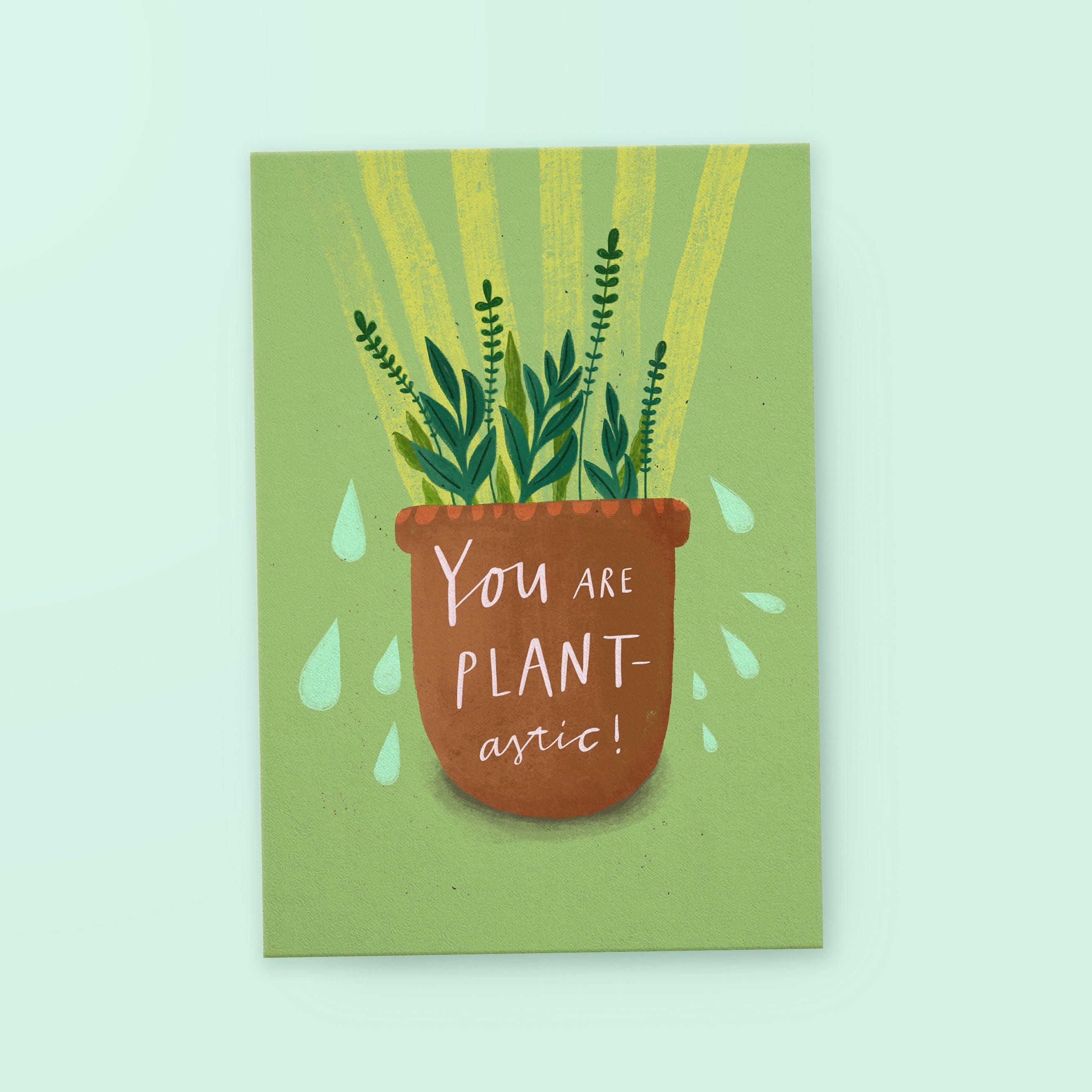 Postcard »Plantastic«