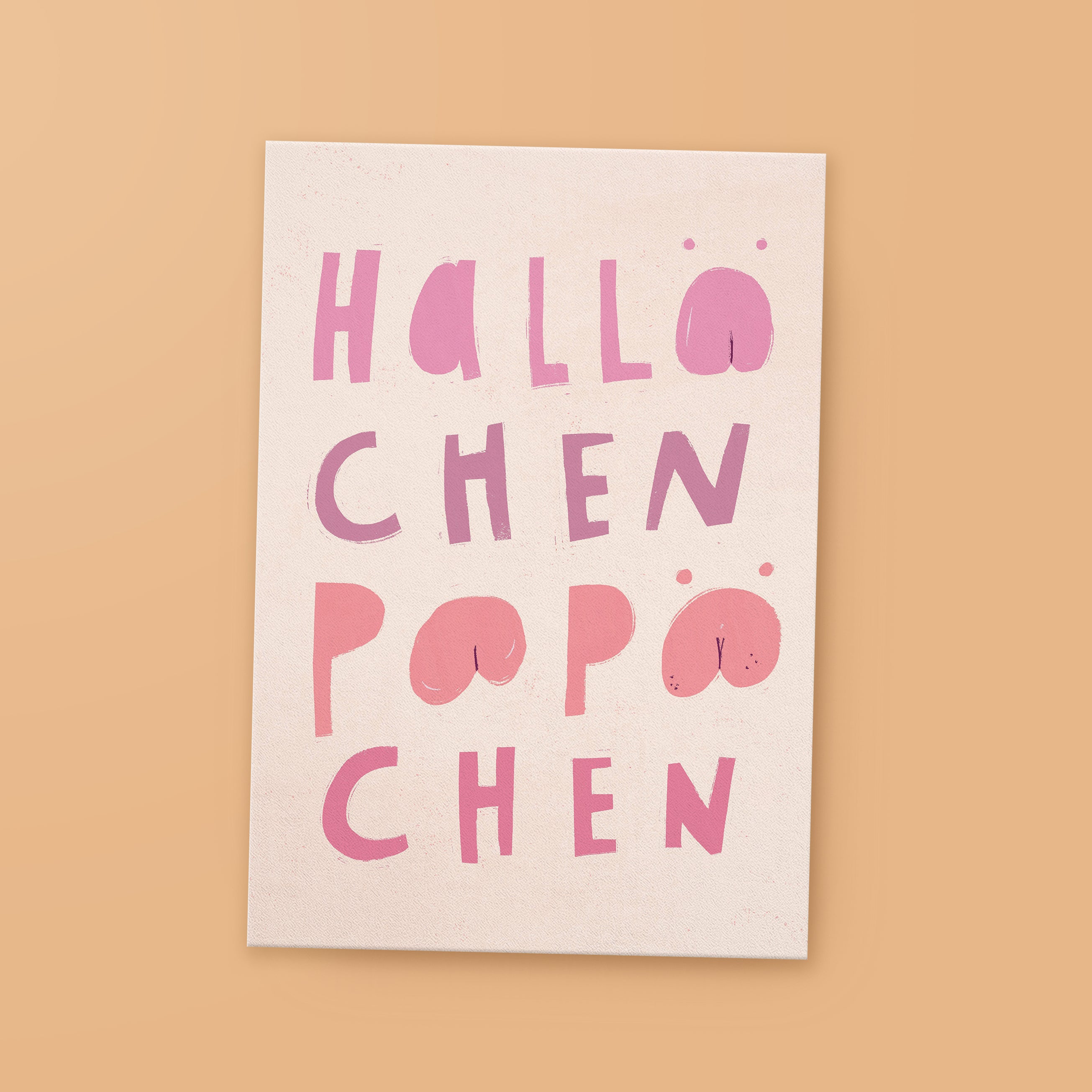 Postkarte »Popöchen«