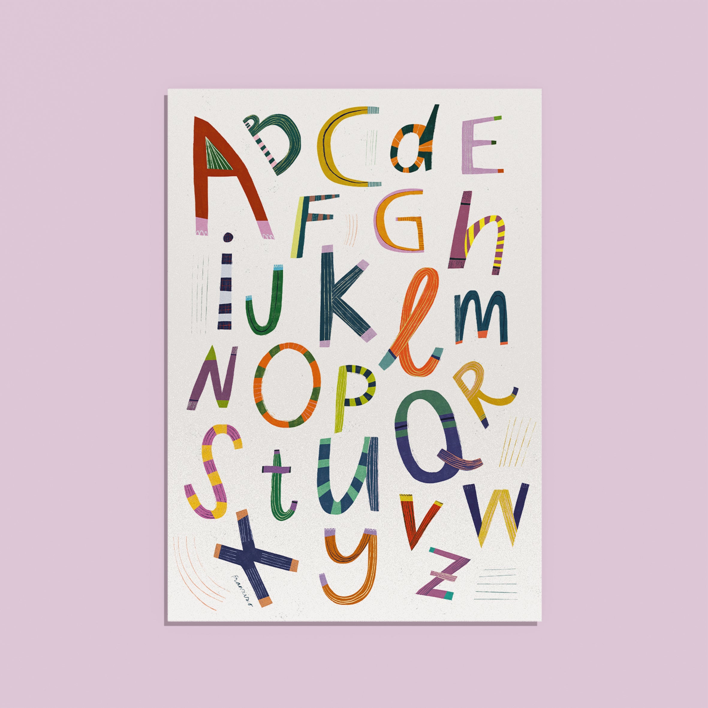 Print A4 »Buchstabensalat«