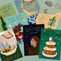 Postcard Set "Christmas & New Year"