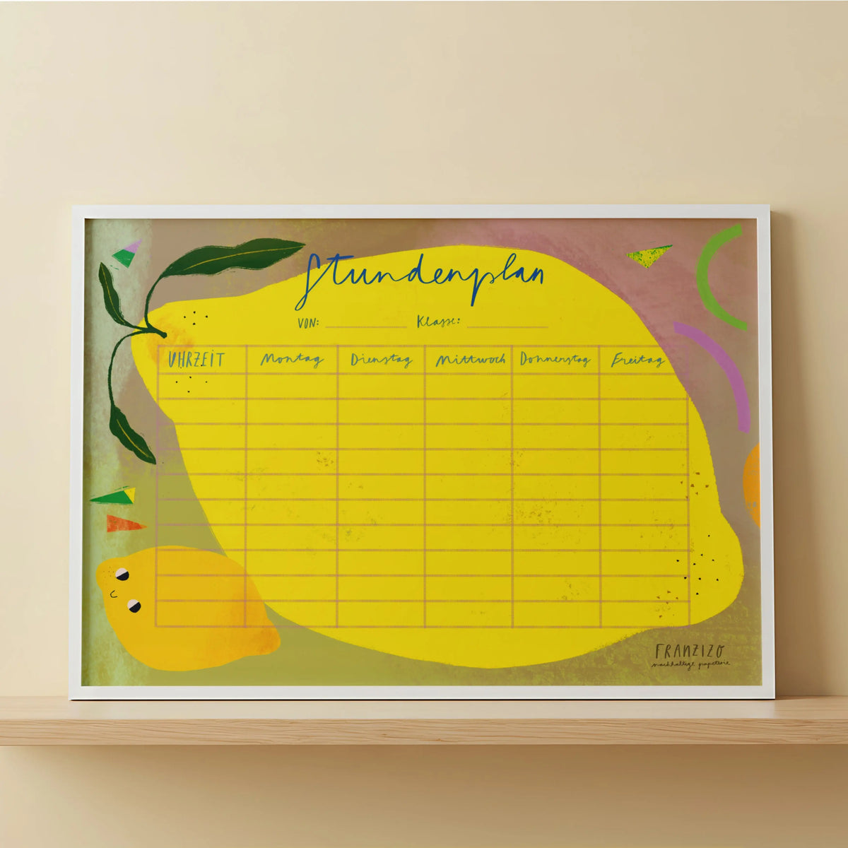 Stundenplan A4 »Limoni«