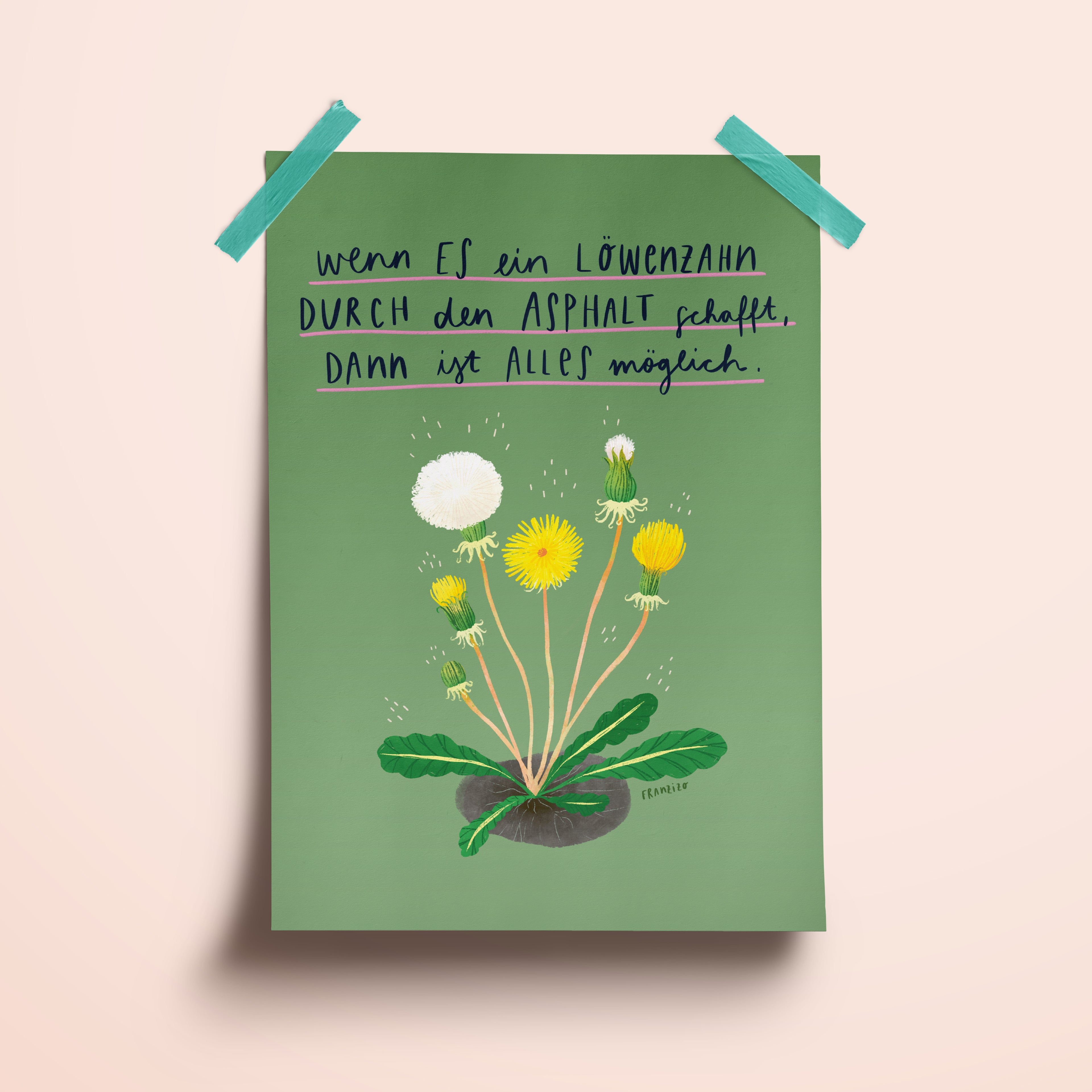 Print A4 »Dandelion«