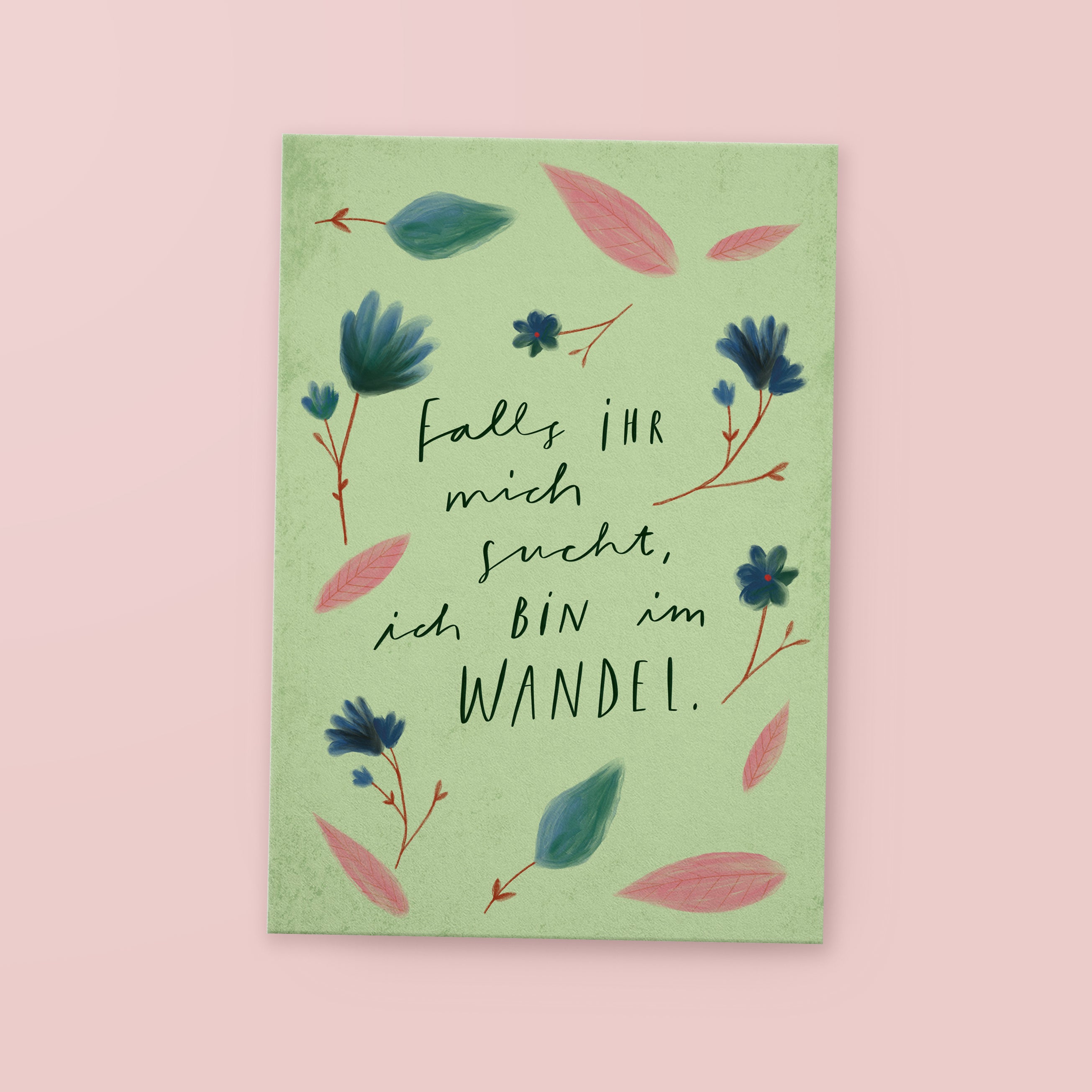 Postcard »Change«