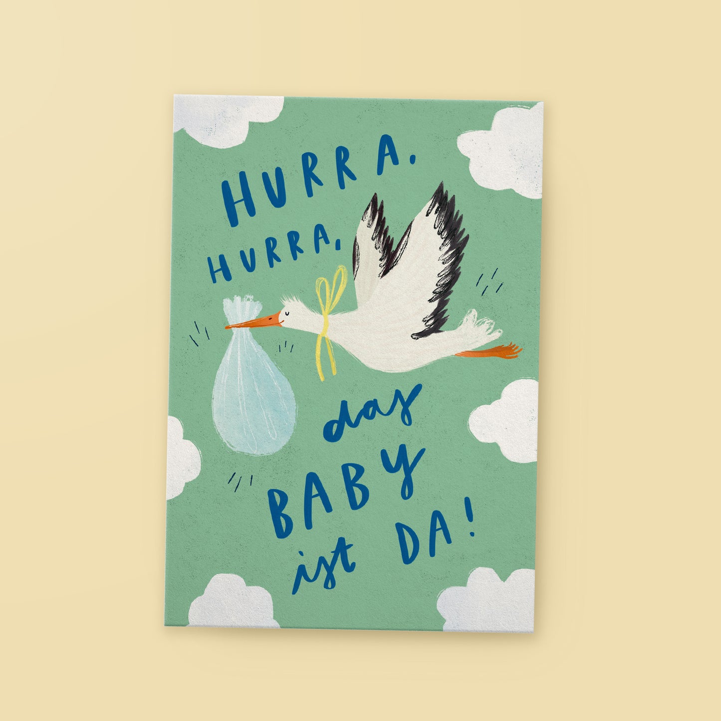 Postkarte »Baby Hurra«